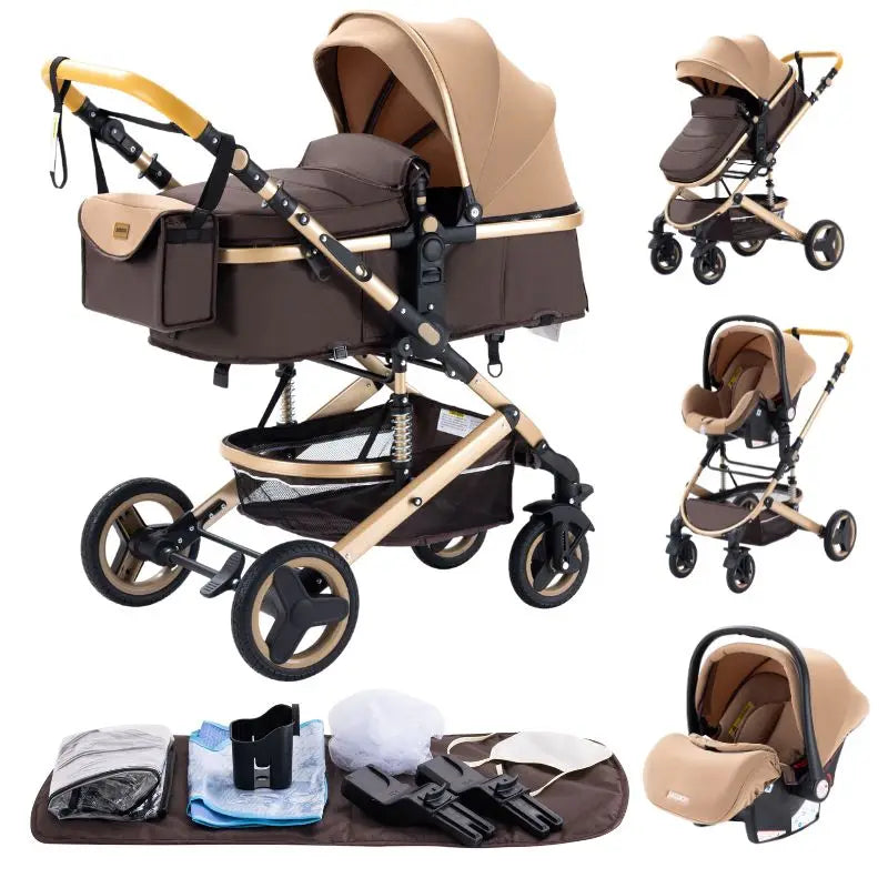 Carrito Bebe "Evolve 3-en-1"	Durabilidad y Evolución (0-4 años)