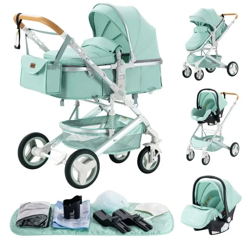 Carrito Bebe "Evolve 3-en-1"	Durabilidad y Evolución (0-4 años)
