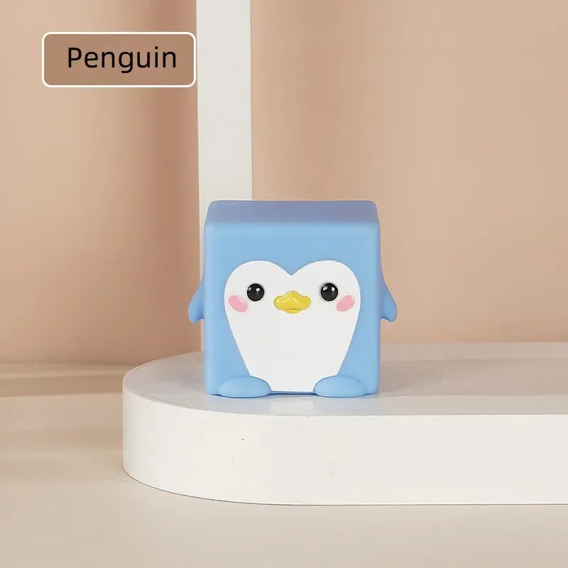 Bloques de Silicona con Animales (Set de 6) | Juguete de Desarrollo Sensorial | Libre de BPA