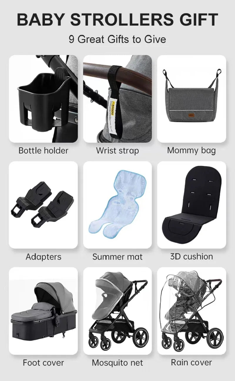 Carrito Bebe "Evolve 3-en-1"	Durabilidad y Evolución (0-4 años)