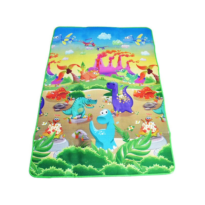 Alfombra de Juego XL Reversible (180x120cm) | Tapete de Diseño Plegable | No Tóxico