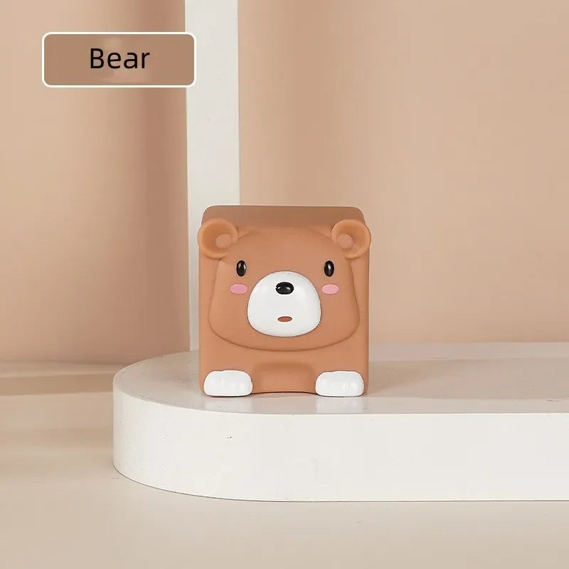 Bloques de Silicona con Animales (Set de 6) | Juguete de Desarrollo Sensorial | Libre de BPA